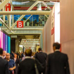 Corridoio, persone, cersaie, evento, fiera